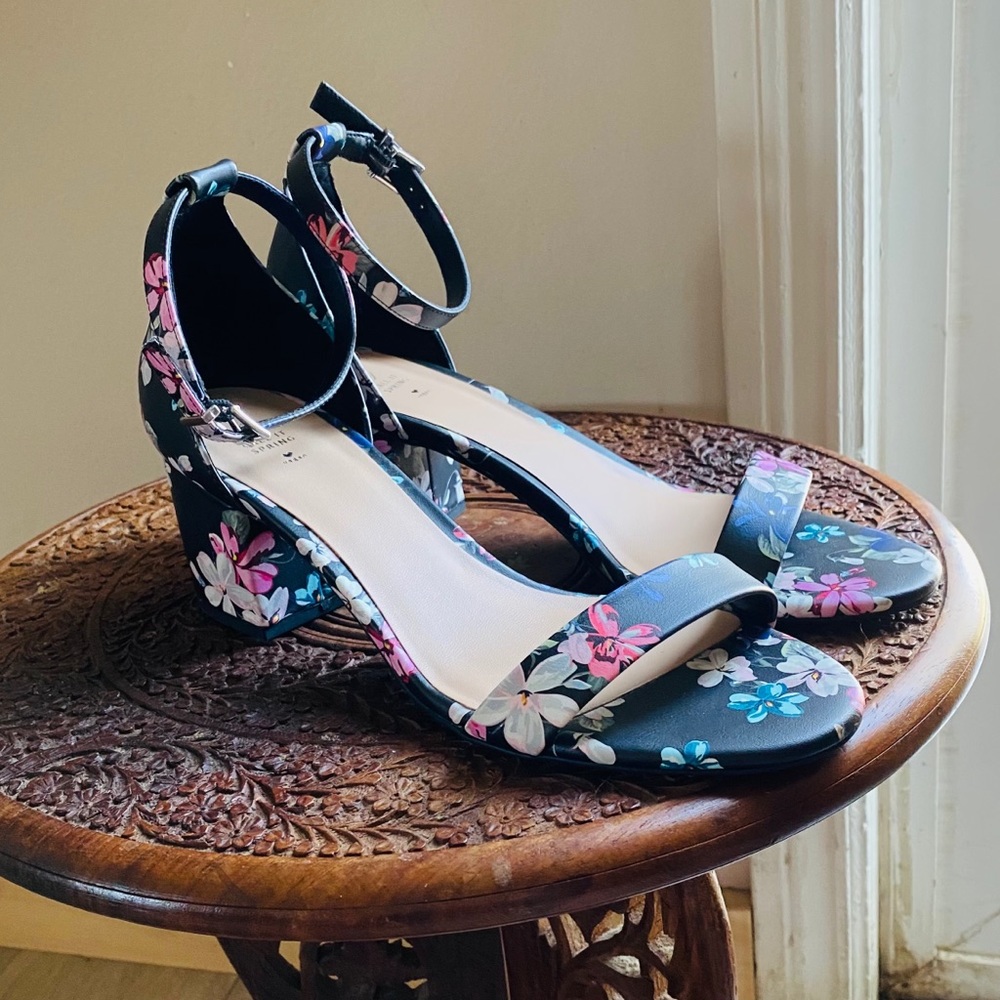 Call it Spring Floral Block Heel